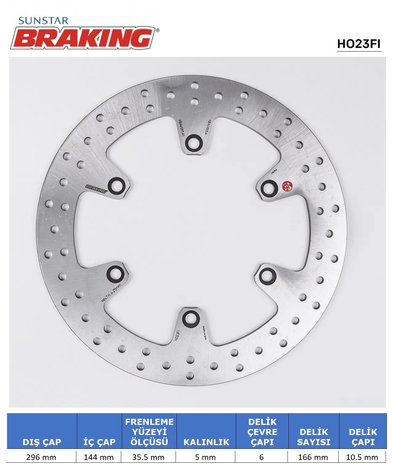 YUVARLAK ÖN FREN DİSKİ HONDA VT C SHADOW 750cc 1997-2015