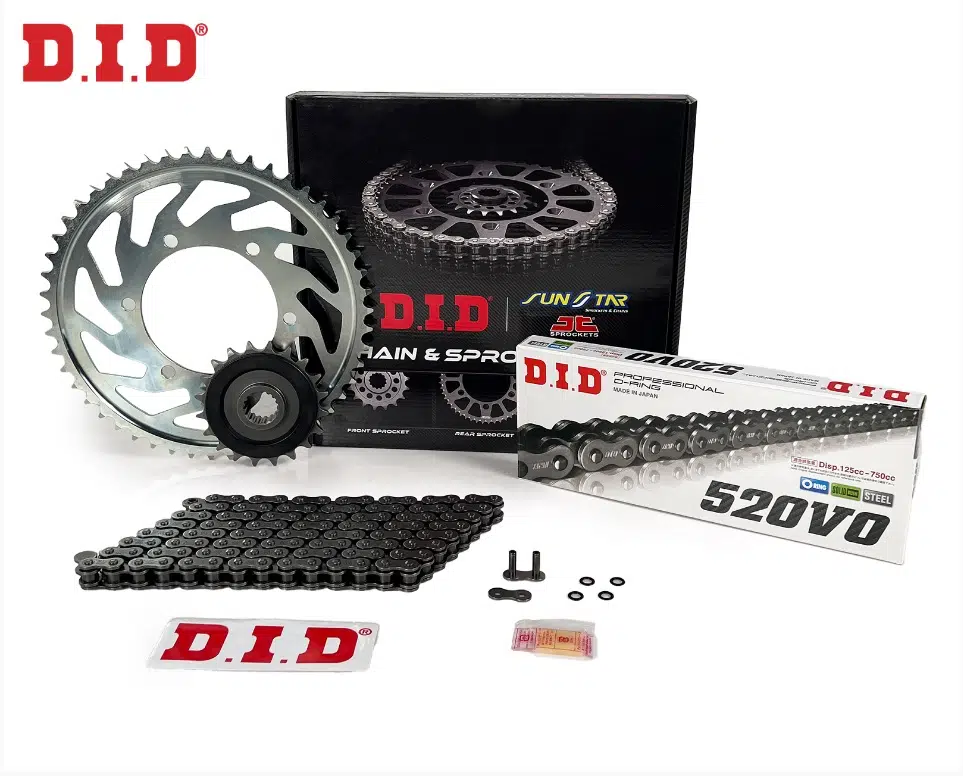 ZİNCİR DİŞLİ SETİ CF MOTO MT 650cc ZİNCİR: DID-520 ORING-116 ÖN-ARKA DİŞLİ : JT 15T-46T 2022-2024