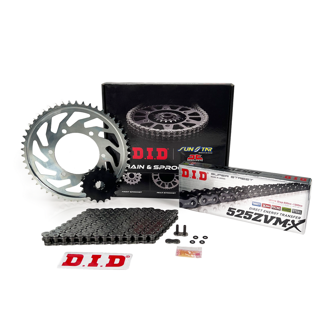 Zincir Dişli Seti Ducatı Panıgale 1199cc Zincir: Dıd-525zvm-x Çelik-104 Ön : Jt 15t Arka: Sunstar 39t 2012-2015 