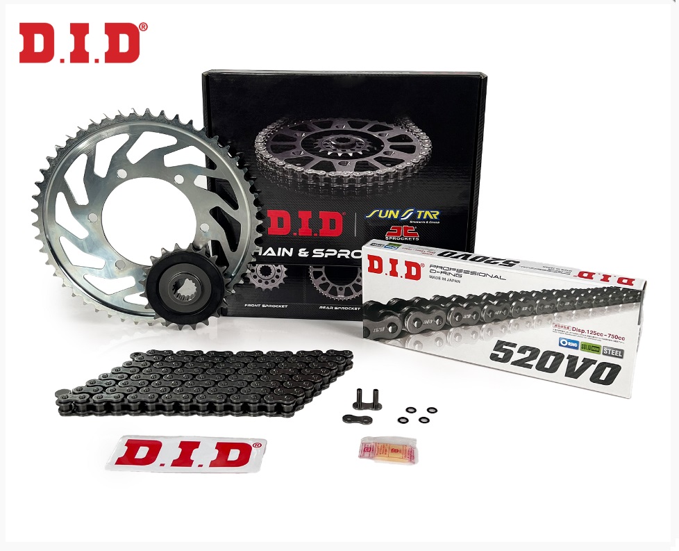 ZİNCİR DİŞLİ SETİ HONDA CRF 450 R 450cc ZİNCİR: DID-520 ORING-114 ÖN DİŞLİ: JT 13T ARKA DİŞLİ: SUNSTAR 49T 2019-2020