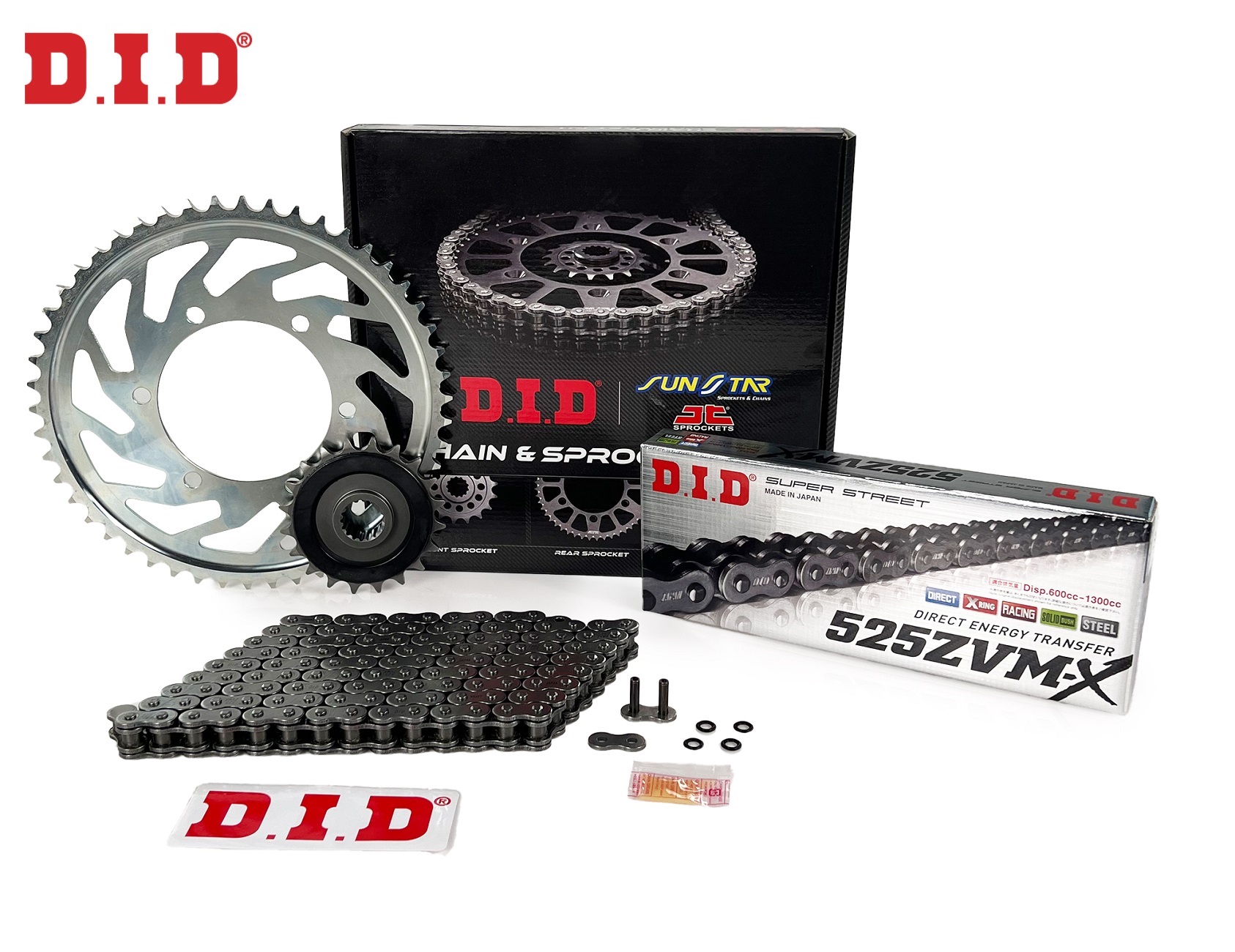 Zincir Dişli Seti Kawasakı Z 900 Rs 900cc Zincir: Dıd-525zvm-x Çelik-114 Ön: Jt 15t Arka: Sunstar 44t 2023-2024 