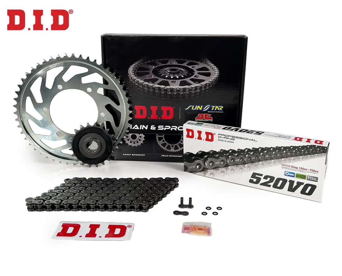 ZİNCİR DİŞLİ SETİ KAWASAKI ZX-6R NINJA 600cc ZİNCİR: DID-520 ORING-112 ÖN-ARKA DİŞLİ: JT 16T-43T 2007-2012