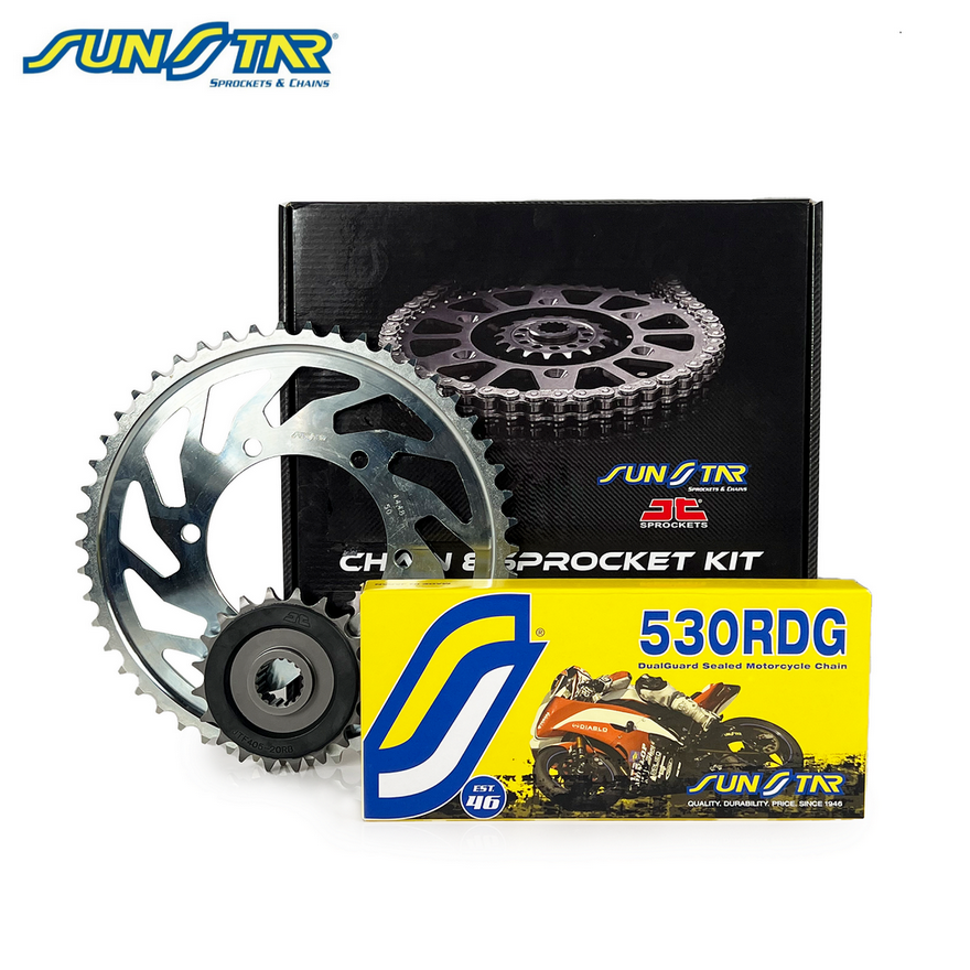 Zincir Dişli Seti Suzukı Gsx-r 1000cc Zincir: Sunstar 530rdg Çelik-114 Ön: Jt 17t Arka: Sunstar 42t 2009-2016 