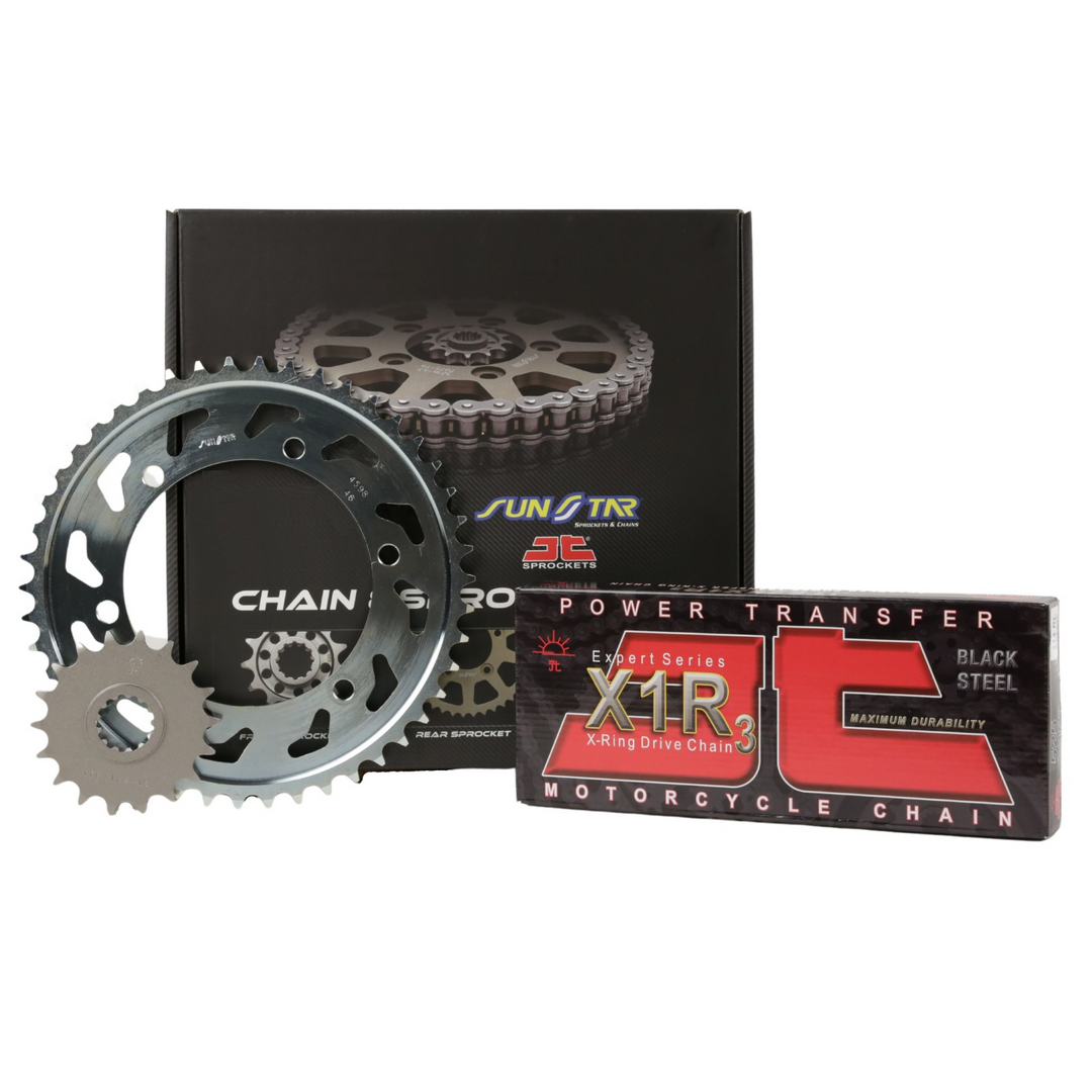 ZİNCİR DİŞLİ SETİ TRIUMPH SPEEDMASTER 865cc ARKA DİŞLİ SAYISI : +2 2006-2015