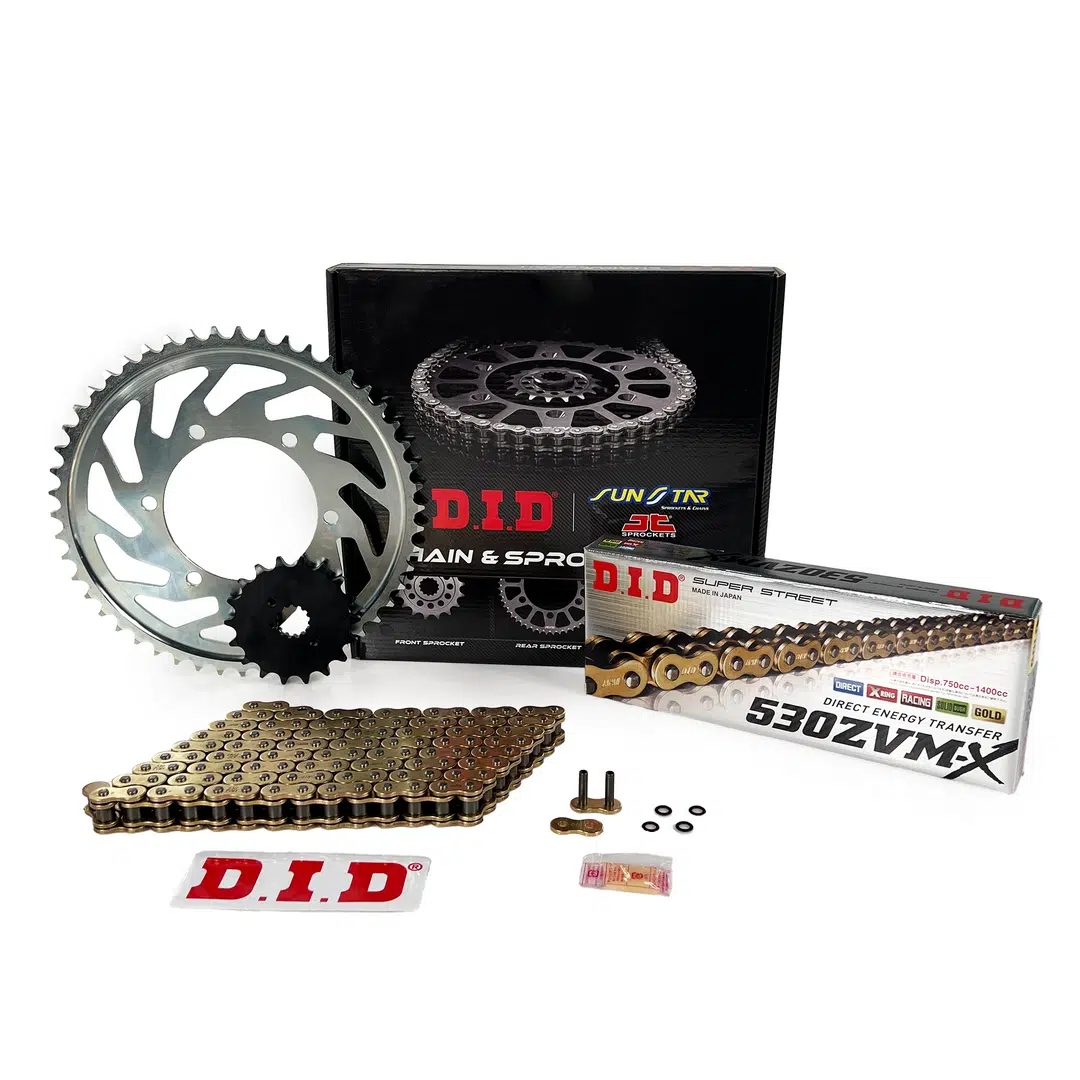 ZİNCİR DİŞLİ SETİ YAMAHA YZF R THUNDERACE 1000cc ÖN DİŞLİ SAYISI : -1 ARKA DİŞLİ SAYISI : +2 1996-2000